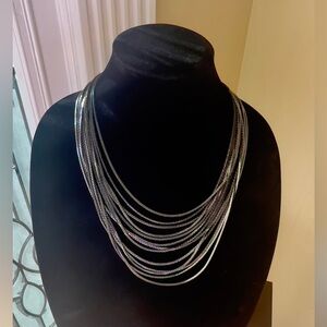 Chico's Silver Multi-Strand Necklace